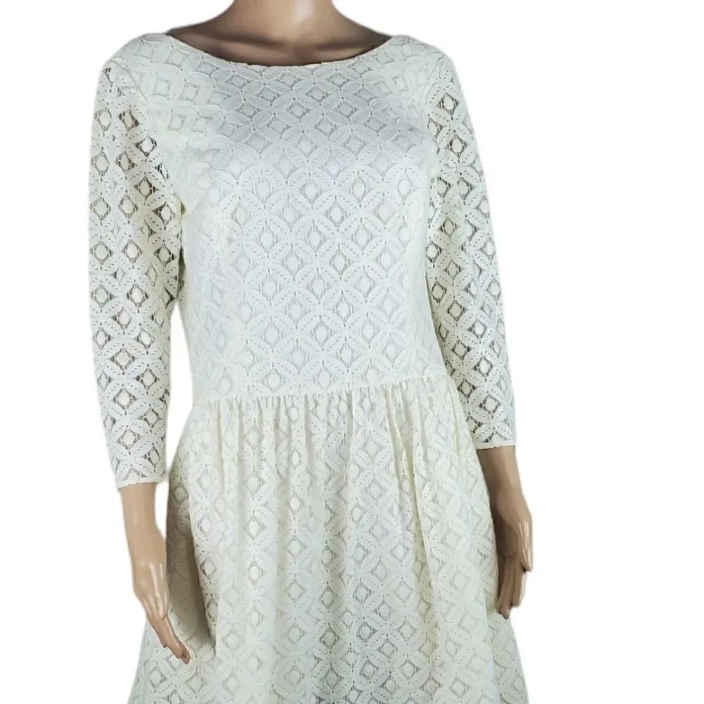 Lilly Pulitzer Lori XOXO Creamy White Lace Dress - Picture 3 of 6